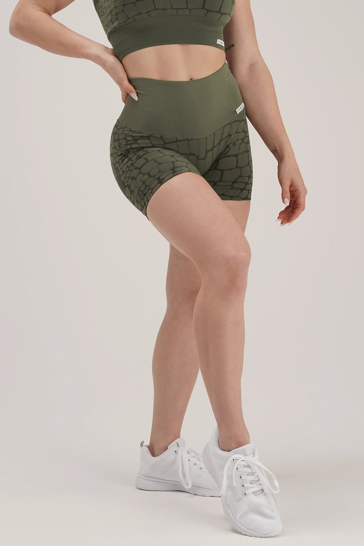 Shorts All - up Cocco Verde - FGM04 - LEGGINGS ANTICELLULITE - fgm04