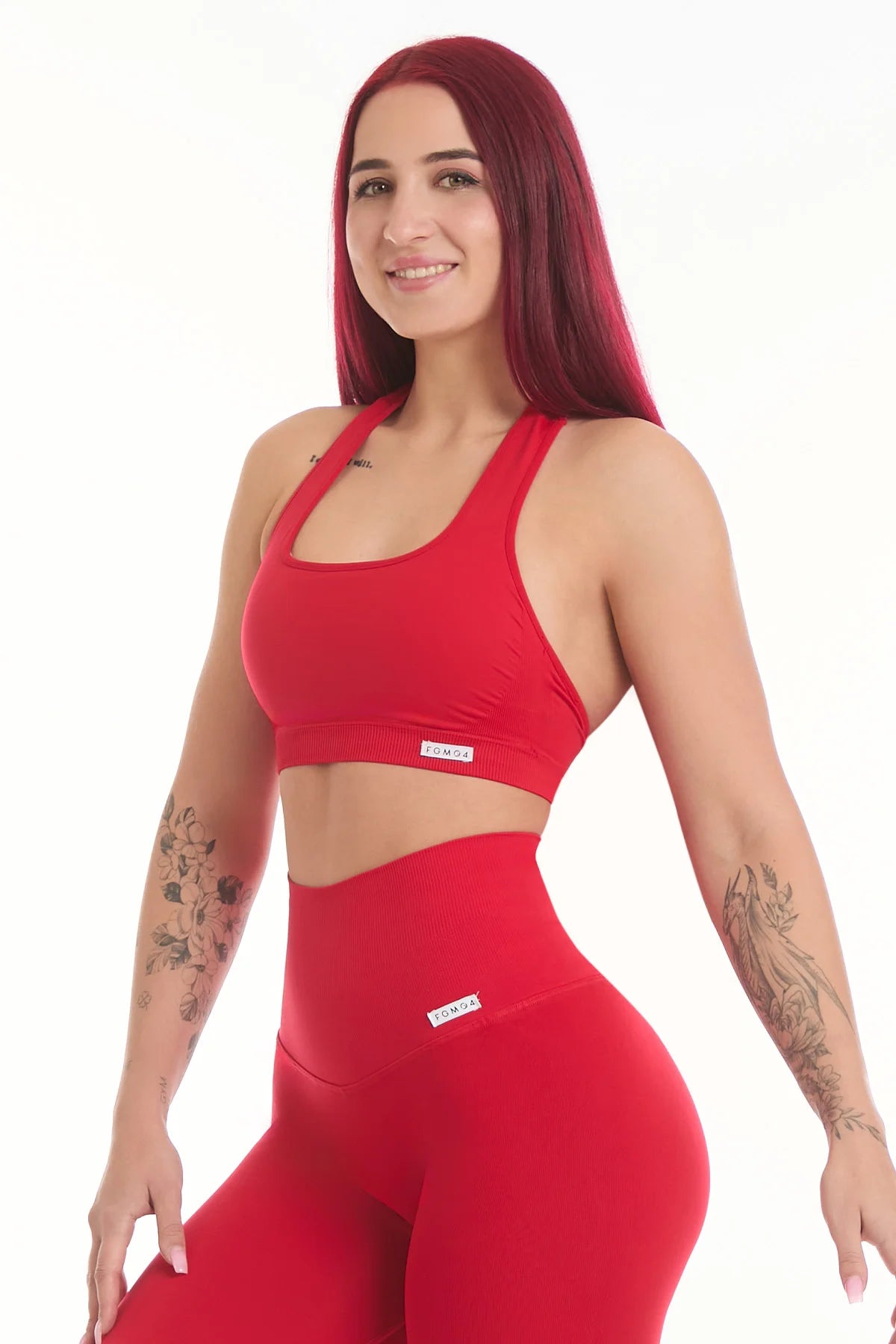 Top Vertigo Rosso Lampone