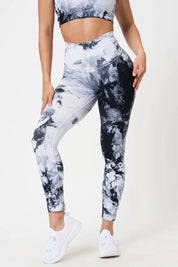 Leggings Elements Aria Bianco Nero - FGM04