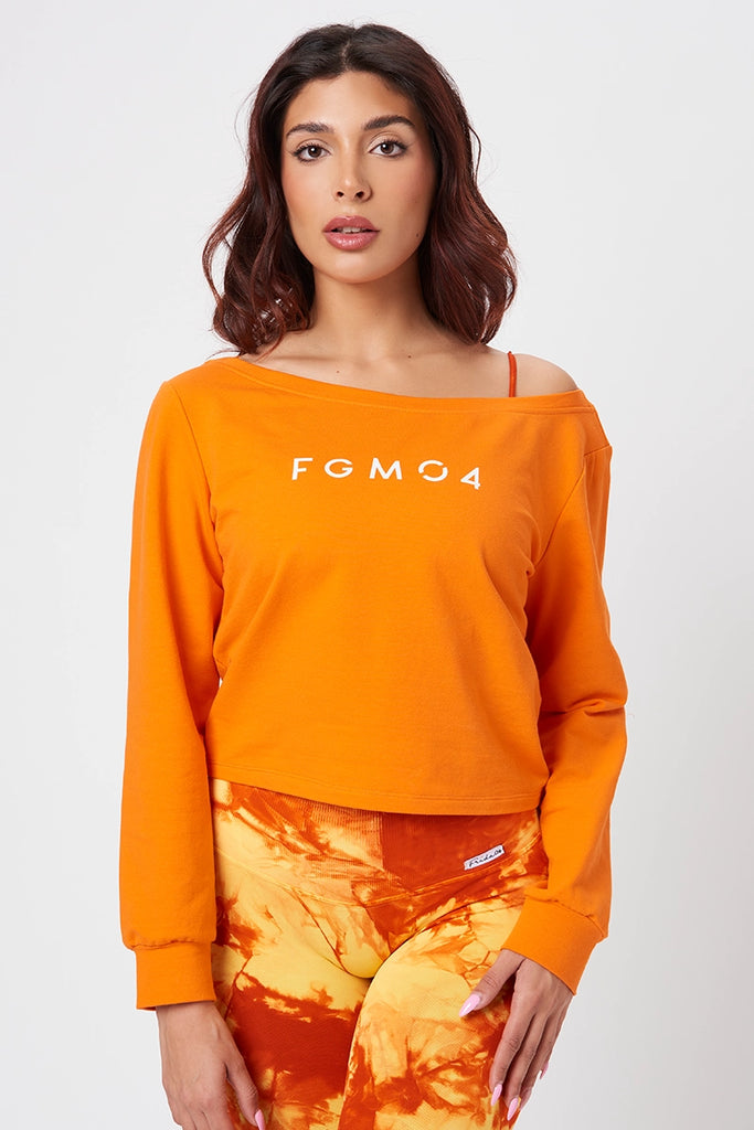 Felpa Frida Baggy Arancione - FGM04