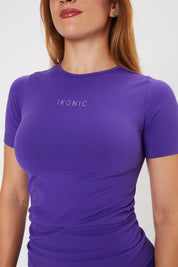 Maglia snellente Ikonic Sport Unisex Viola - FGM04