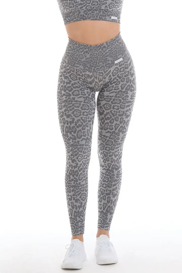 Leggings Push Up Wild Essence BambùFIR Grigio Chiaro - fgm04 - LEGGINGS ANTICELLULITE - fgm04