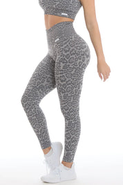 Leggings Push Up Wild Essence BambùFIR Grigio Chiaro