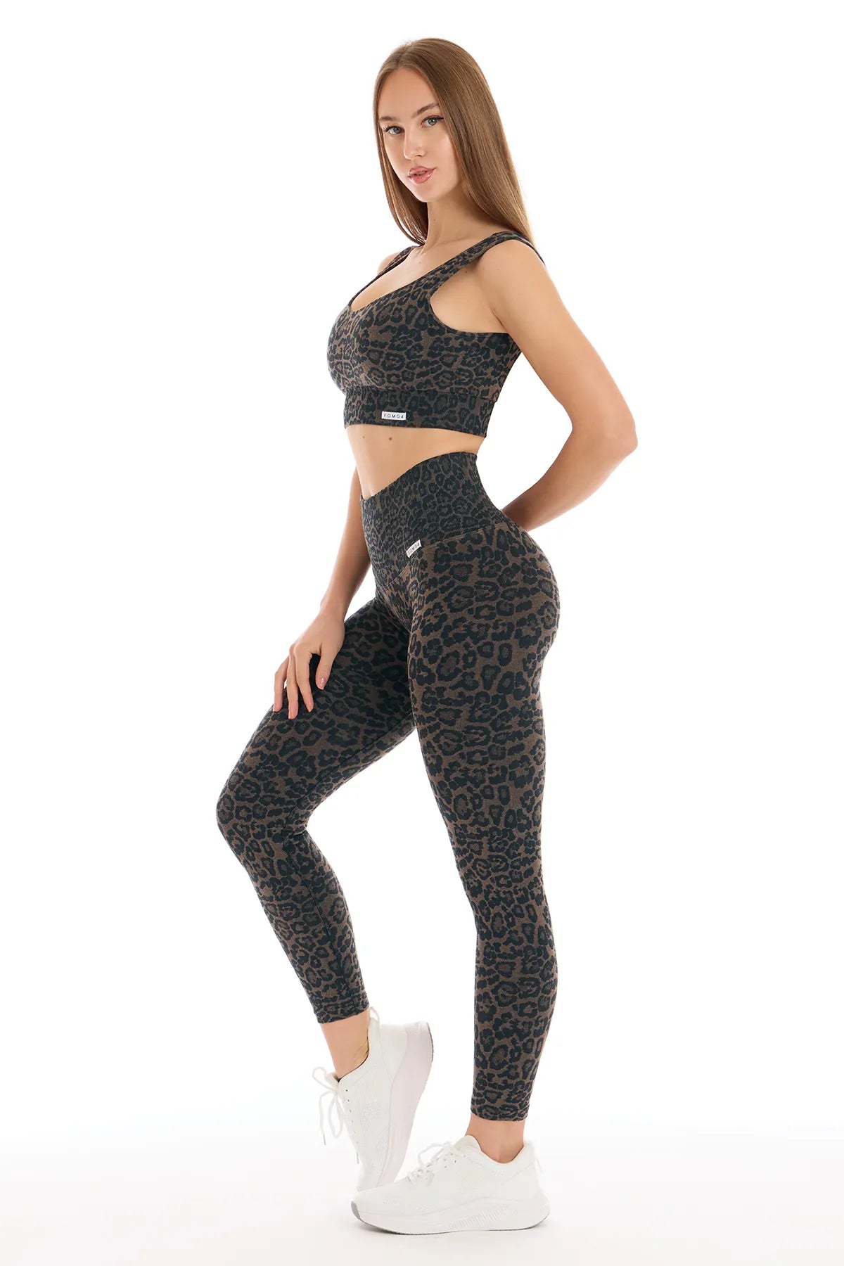 Leggings Soft Push Up Wild Essence BambùFIR Dark Bronze - fgm04 - LEGGINGS ANTICELLULITE - fgm04