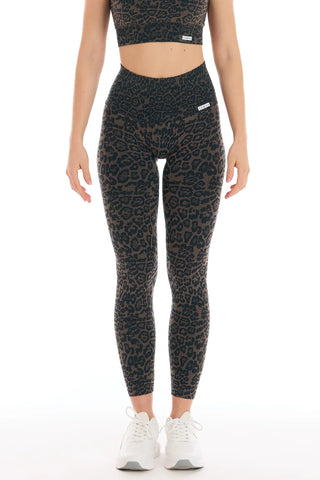 Leggings Soft Push Up Wild Essence BambùFIR Dark Bronze - fgm04 - LEGGINGS ANTICELLULITE - fgm04