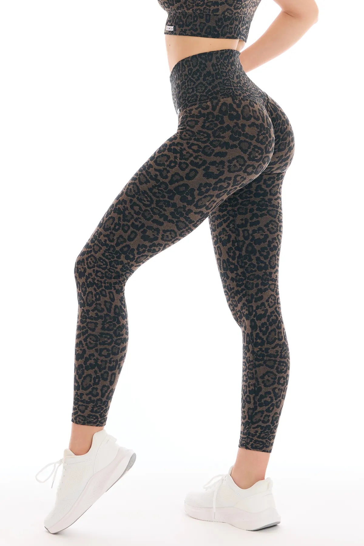 Leggings Soft Push Up Wild Essence BambùFIR Dark Bronze - fgm04 - LEGGINGS ANTICELLULITE - fgm04