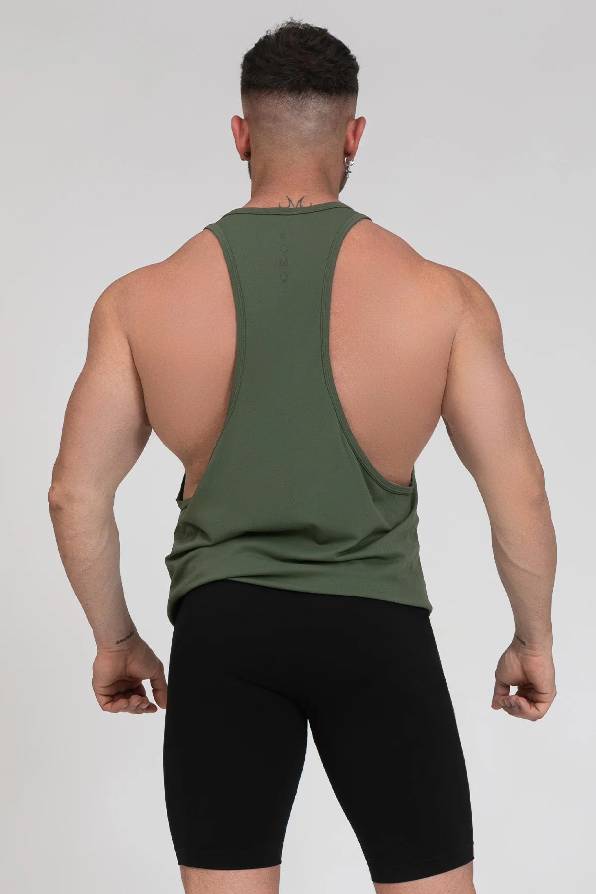 Canotta Stringer Verde Militare - FGM04 - Linea Ikonic Uomo - fgm04