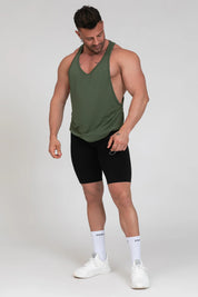 Canotta Stringer Verde Militare - FGM04 - Linea Ikonic Uomo - fgm04