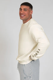 Felpa Ikonic FW 24/25 Bianco Panna Uomo - FGM04 - Linea Ikonic Uomo - fgm04