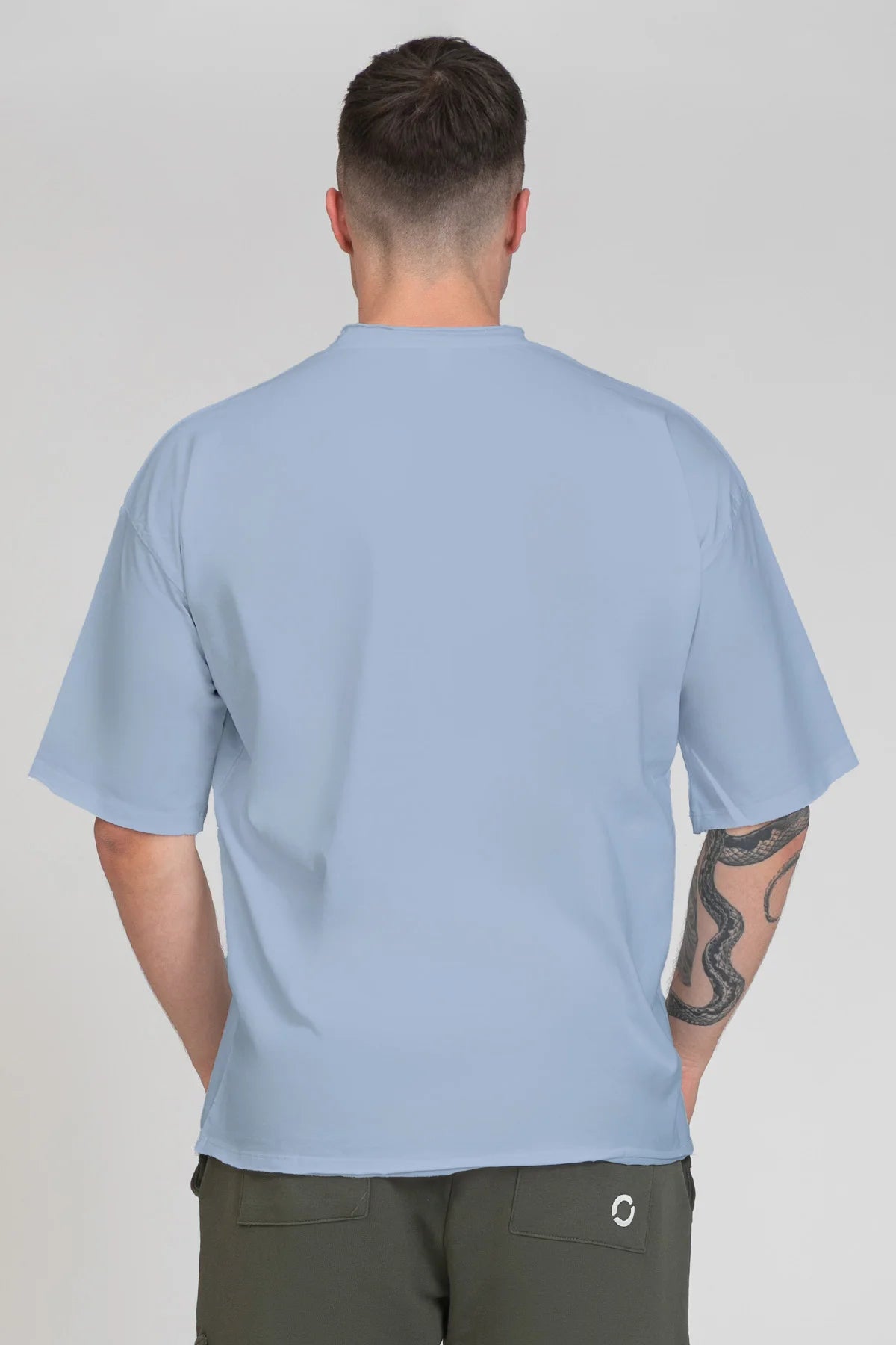 Maglia WorkOut Extra Large Uomo New Celeste - FGM04 - Linea Ikonic - fgm04