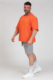 Maglia WorkOut Extra Large Arancio Mandarino Uomo - FGM04 - Linea Ikonic Uomo - fgm04