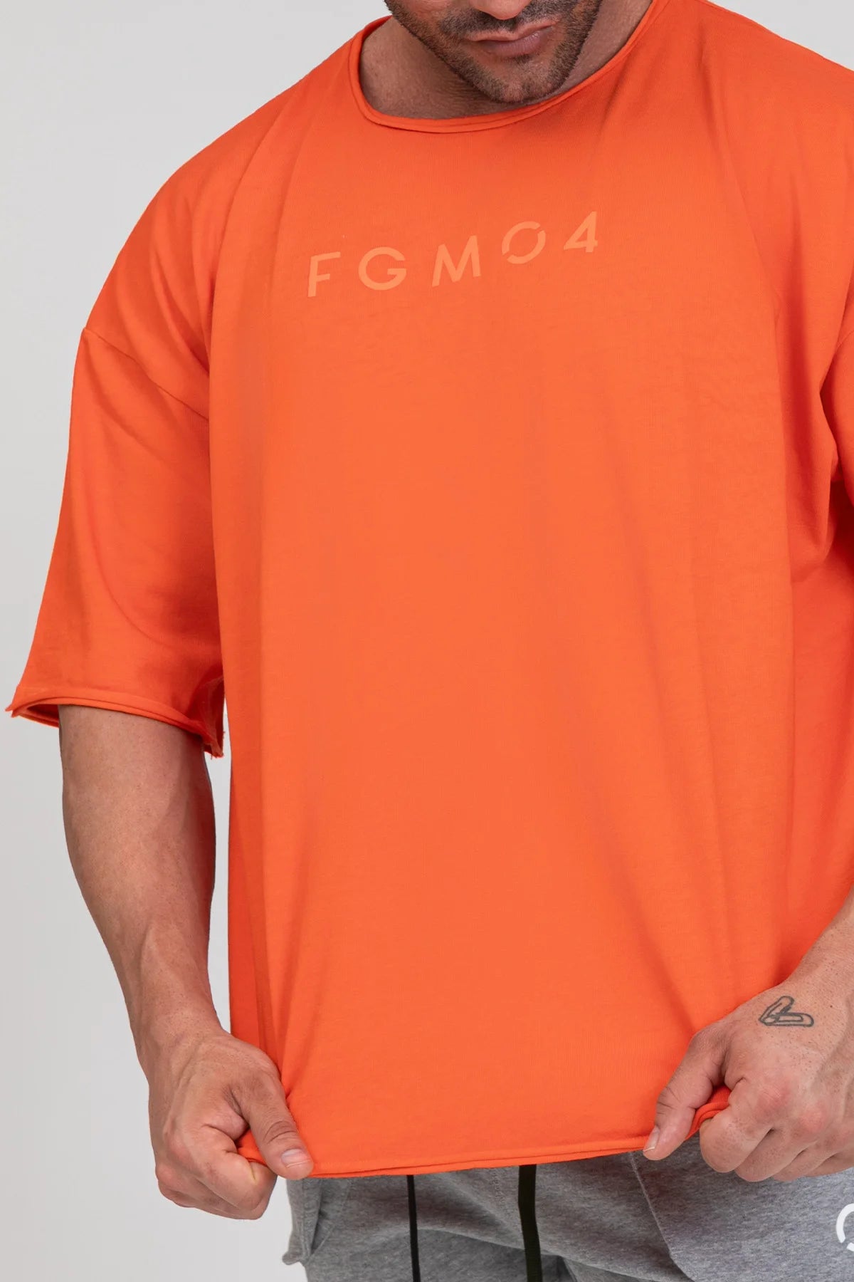 Maglia WorkOut Extra Large Arancio Mandarino Uomo - FGM04 - Linea Ikonic Uomo - fgm04