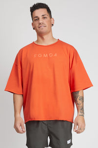 Camiseta Entrenamiento de los hombres Extra Large Orange Mandarin