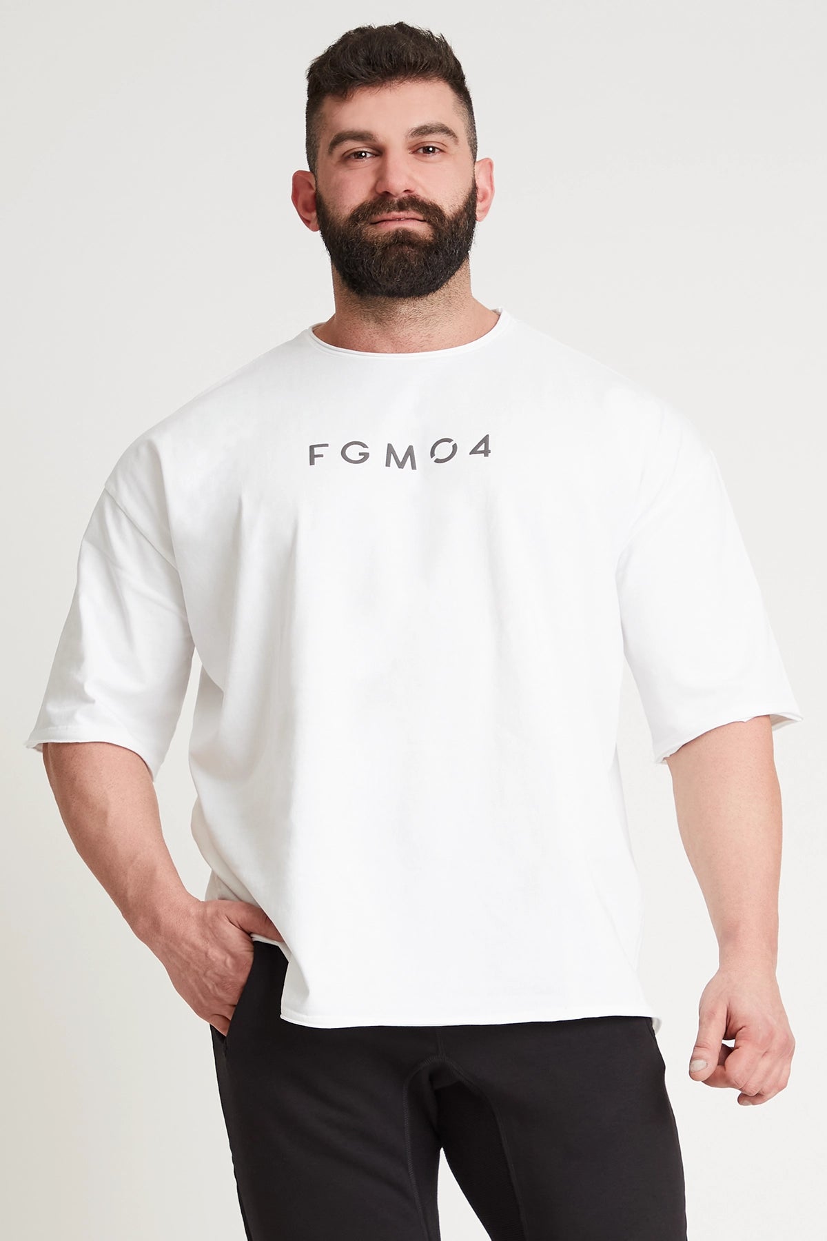 Maglia WorkOut Extra Large Uomo Bianco - FGM04