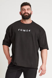 Maglia WorkOut Extra Large Uomo Nero - FGM04