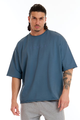 Maglia WorkOut Extra Large Uomo Blu Stellare - FGM04 - Linea Ikonic Uomo - fgm04