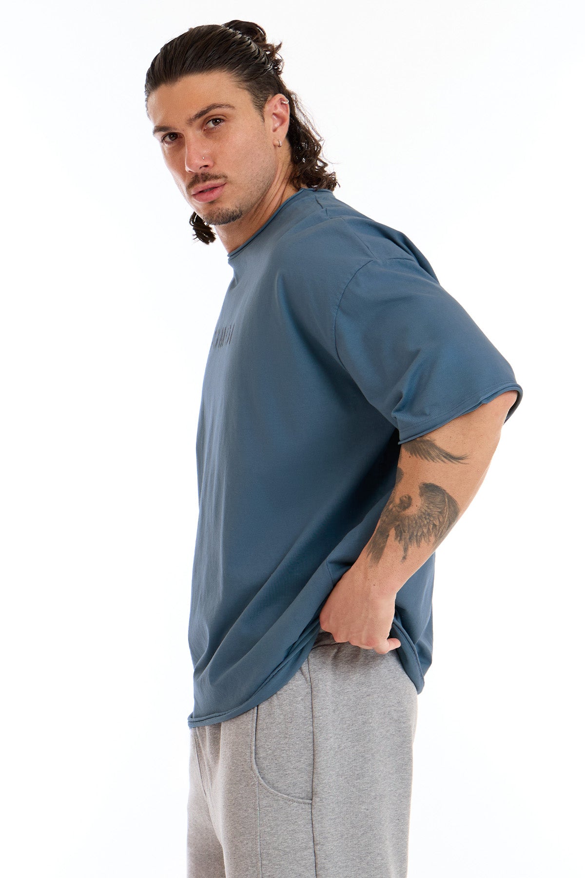 Maglia WorkOut Extra Large Uomo Blu Stellare - FGM04 - Linea Ikonic Uomo - fgm04