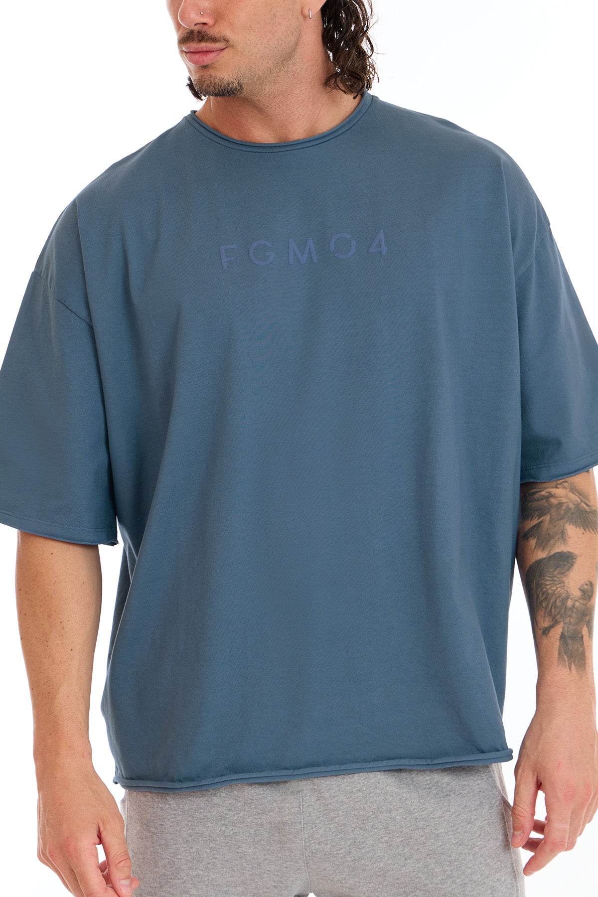 Maglia WorkOut Extra Large Uomo Blu Stellare - FGM04 - Linea Ikonic Uomo - fgm04
