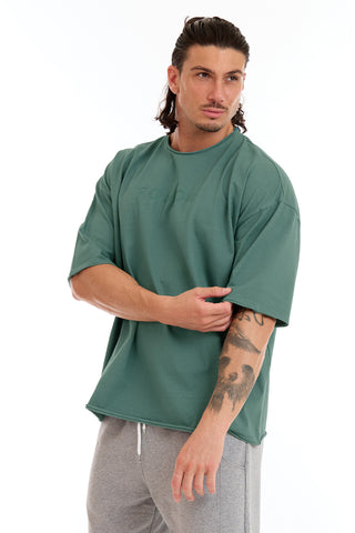 Maglia WorkOut Extra Large Uomo Verde Baltic - FGM04 - Linea Ikonic Uomo - fgm04