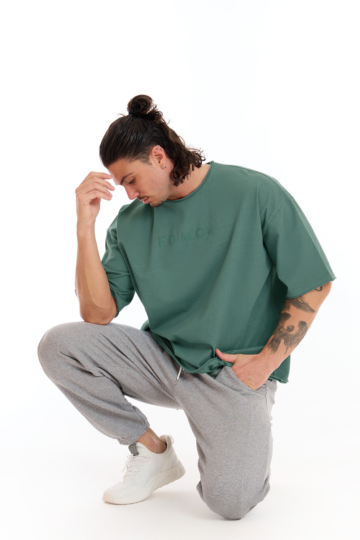 Maglia WorkOut Extra Large Uomo Verde Baltic - FGM04 - Linea Ikonic Uomo - fgm04