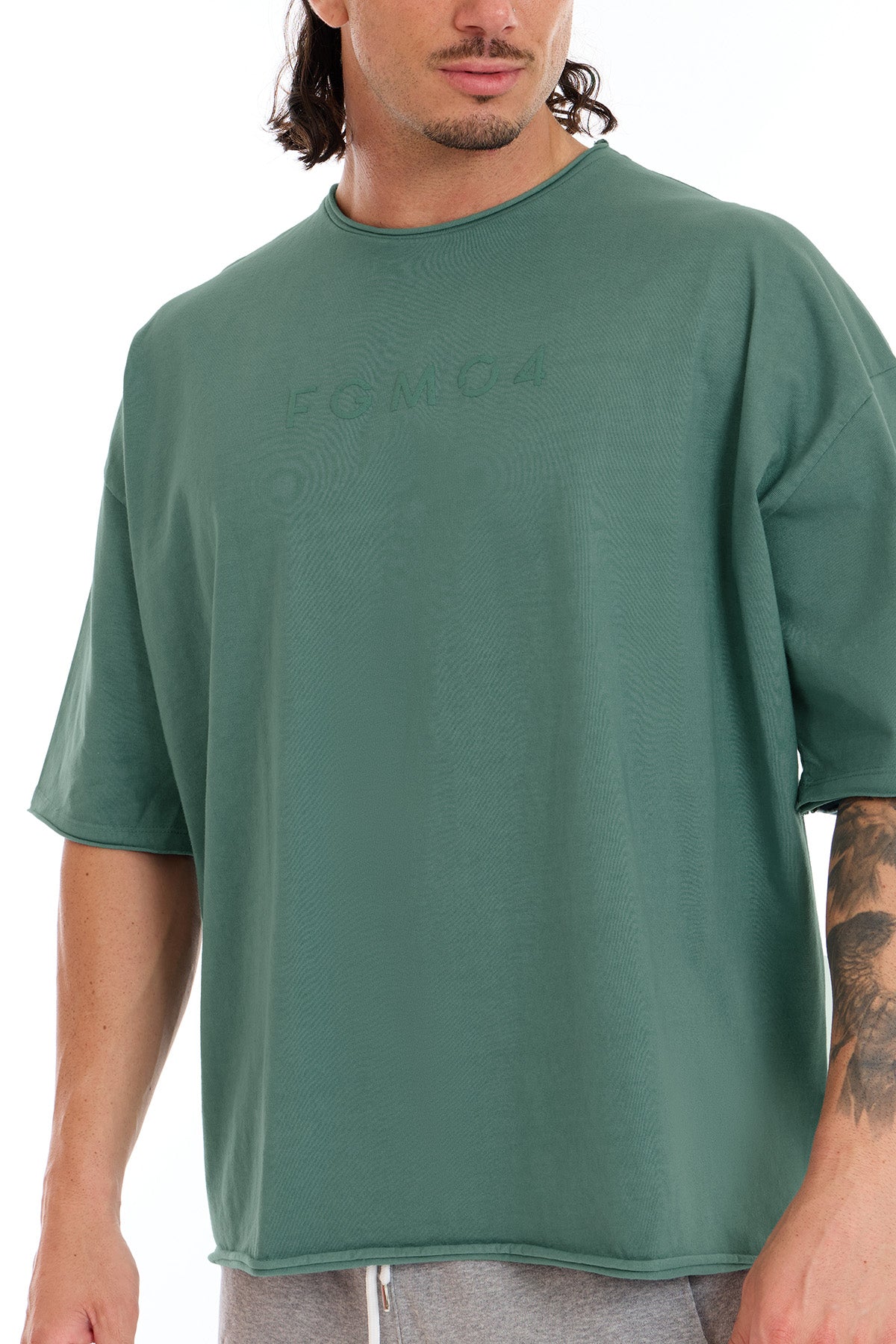 Maglia WorkOut Extra Large Uomo Verde Baltic - FGM04 - Linea Ikonic Uomo - fgm04