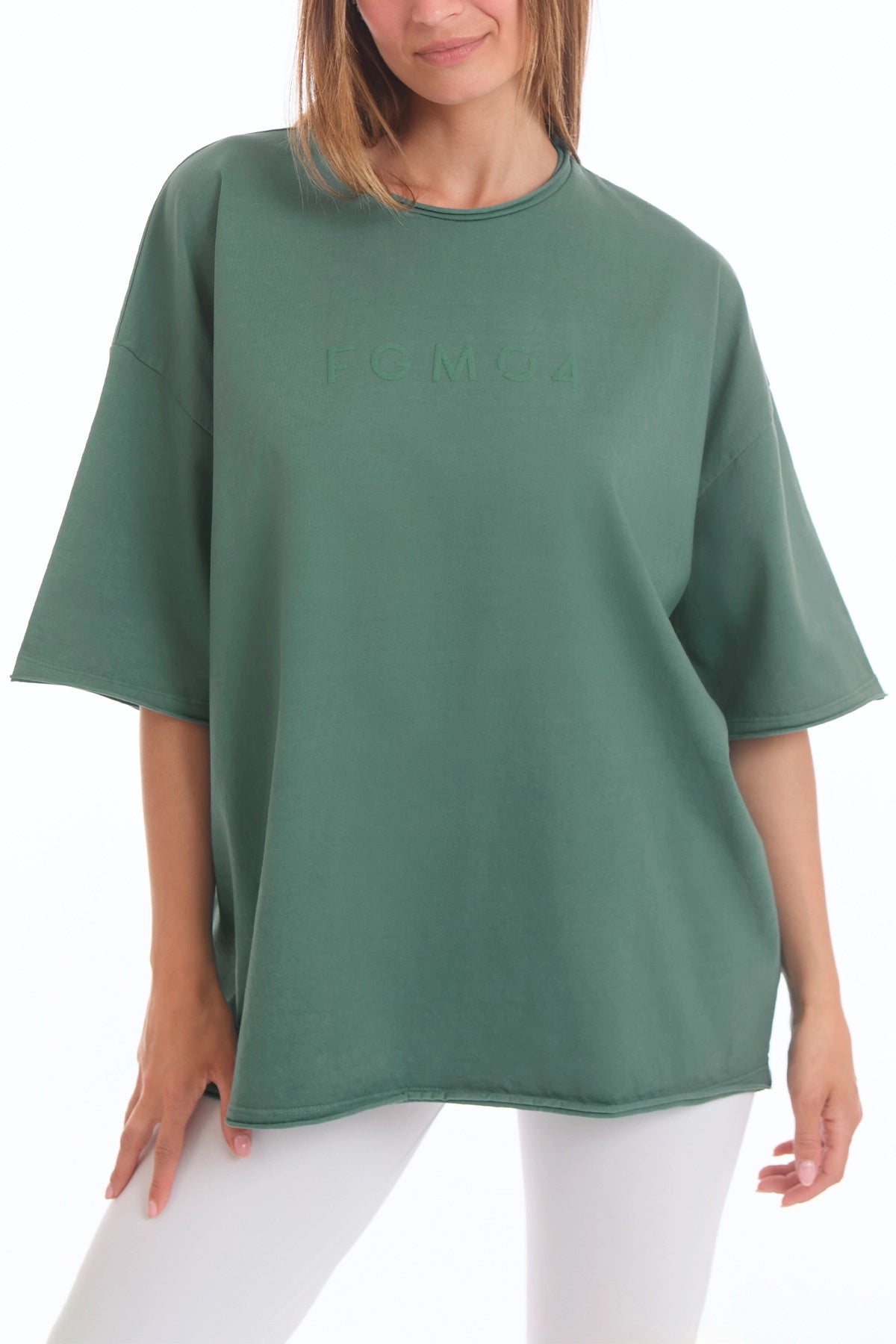 Maglia WorkOut Extra Large Verde Baltic - FGM04 - Linea Ikonic - fgm04