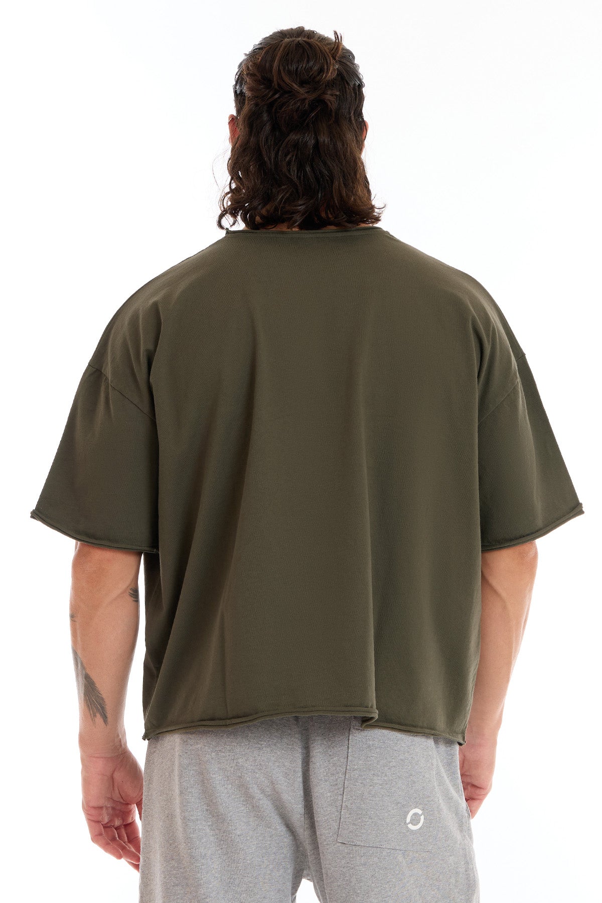 Maglia WorkOut Extra Large Uomo Verde Militare - FGM04 - Linea Ikonic Uomo - fgm04