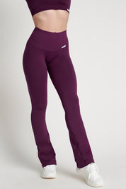 Leggings a Zampa di Elefante Dark Purple