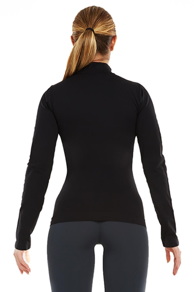 Maglia sportiva tecnica donna collo alto Manica Lunga con tecnologia FIR Lupetto 2.0 - FGM04 - Maglie e Top - fgm04