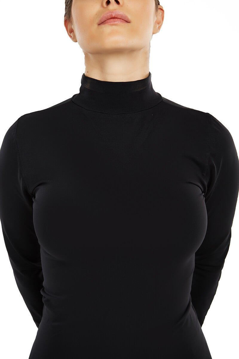 Maglia sportiva tecnica donna collo alto Manica Lunga con tecnologia FIR Lupetto 2.0 - FGM04 - Maglie e Top - fgm04