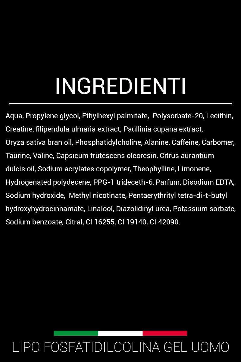 Lipo Fosfatidilcolina Gel Uomo 200 ml - FGM04 - P18