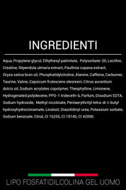 Lipo Fosfatidilcolina Gel Uomo 200 ml - FGM04 - P18