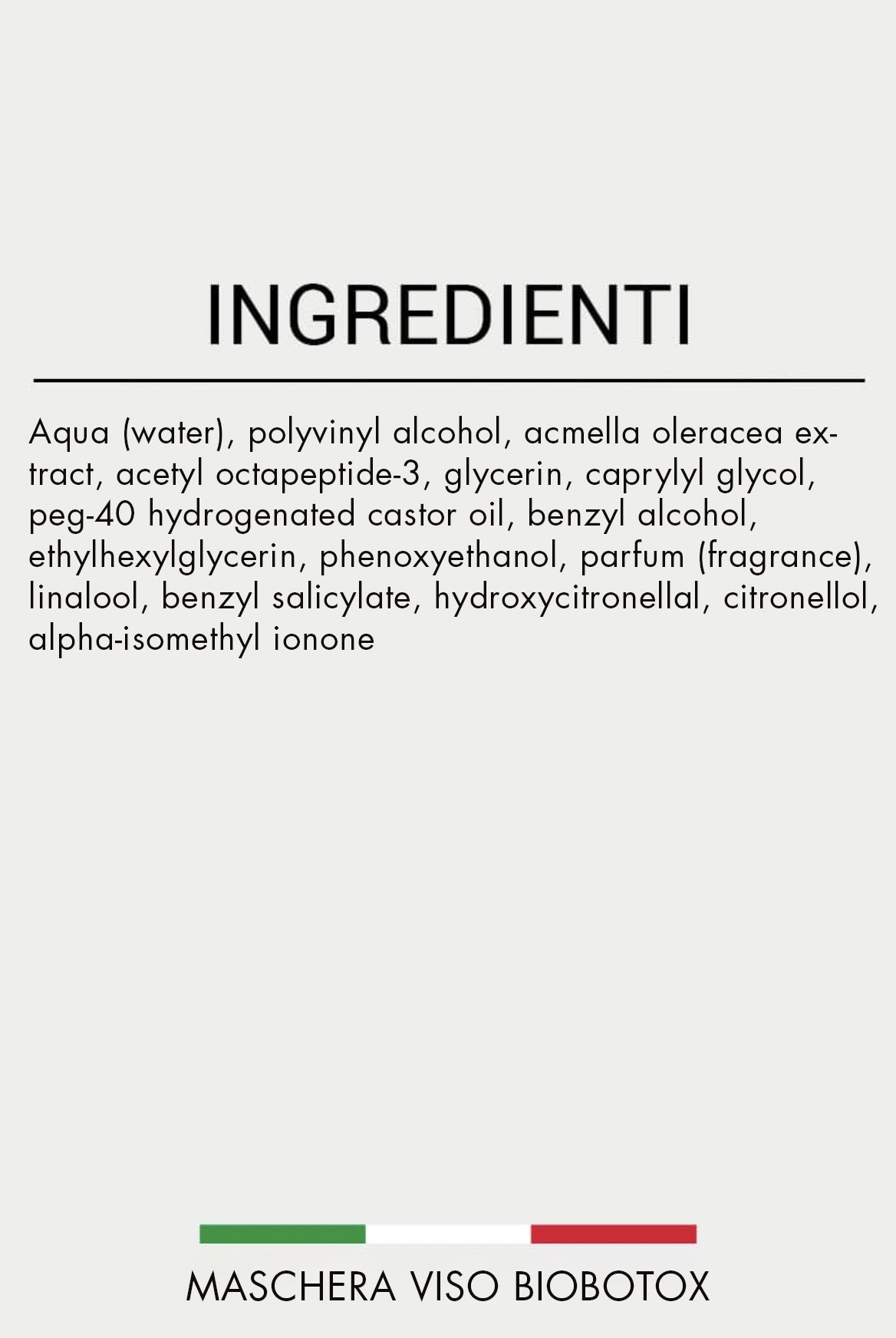 Maschera Viso Biobotox - FGM04 - CREME VISO - fgm04