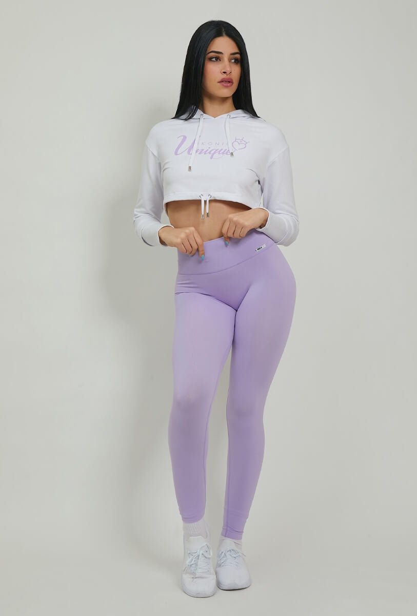 Leggings sportivi con tecnologia FIR soft push up senza arricciatura Shape - Up Lilas Pancia Piatta - FGM04 - OFFERTE SPECIALI - fgm04