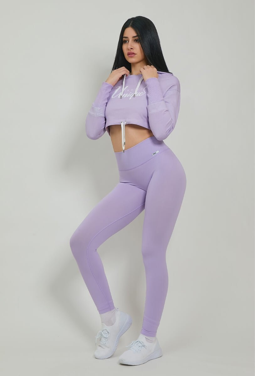 Leggings sportivi con tecnologia FIR soft push up senza arricciatura Shape - Up Lilas Pancia Piatta - FGM04 - OFFERTE SPECIALI - fgm04