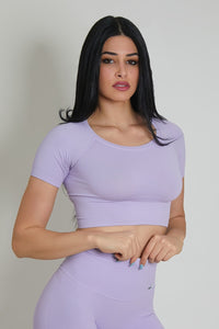 CALIPSO Liliac Ribbed Bolero