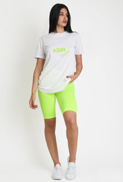 T-Shirt Oversize Frida Original Giallo Fluo - FGM04 - P271