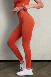 Leggings CALIPSO Mattone Costine - FGM04 - P441