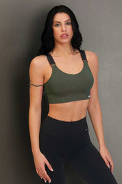 Top Denise Gym Fashion Verde - FGM04 - P532