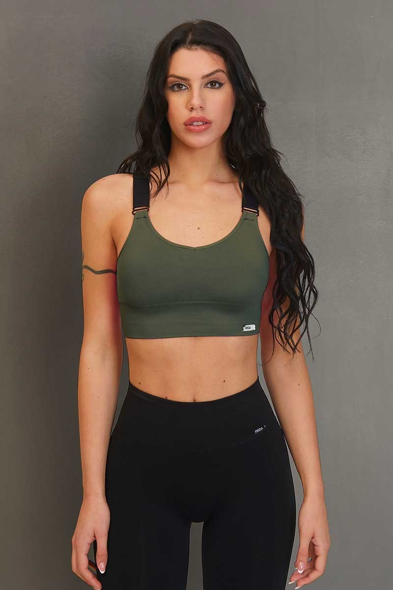 Top Denise Gym Fashion Verde - FGM04 - P532