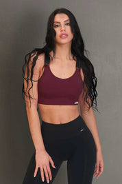 Top Denise Gym Fashion Merlot - FGM04 - P539