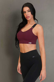 Top Denise Gym Fashion Merlot - FGM04 - P539