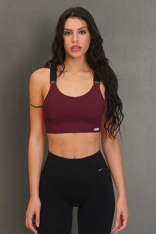 Top sportivo con spalline larghe Denise Merlot - FGM04 - Maglie e Top - fgm04