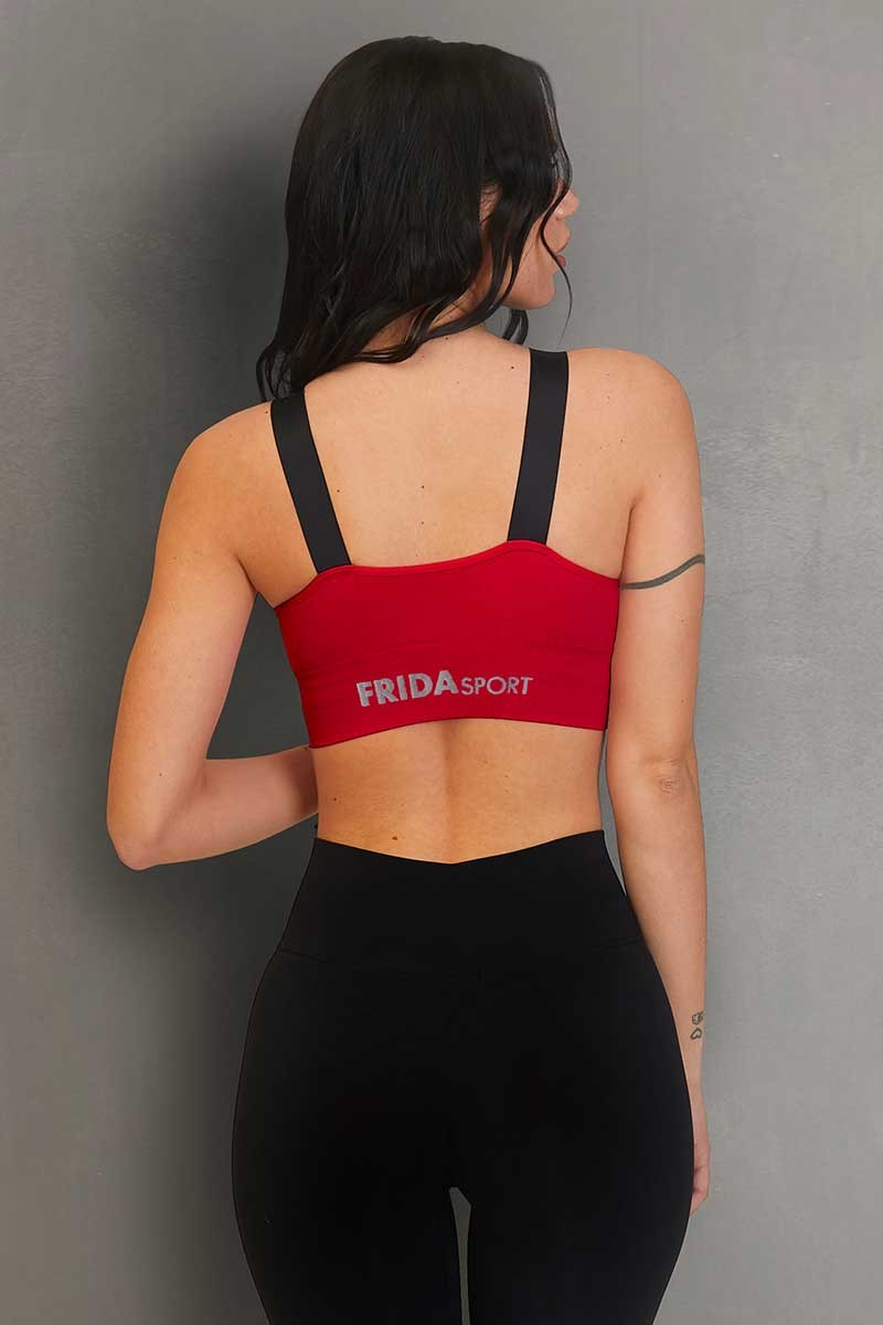 Top Denise Gym Fashion Rosso Lampone - FGM04 - P541