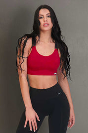 Top Denise Gym Fashion Rosso Lampone - FGM04 - P541