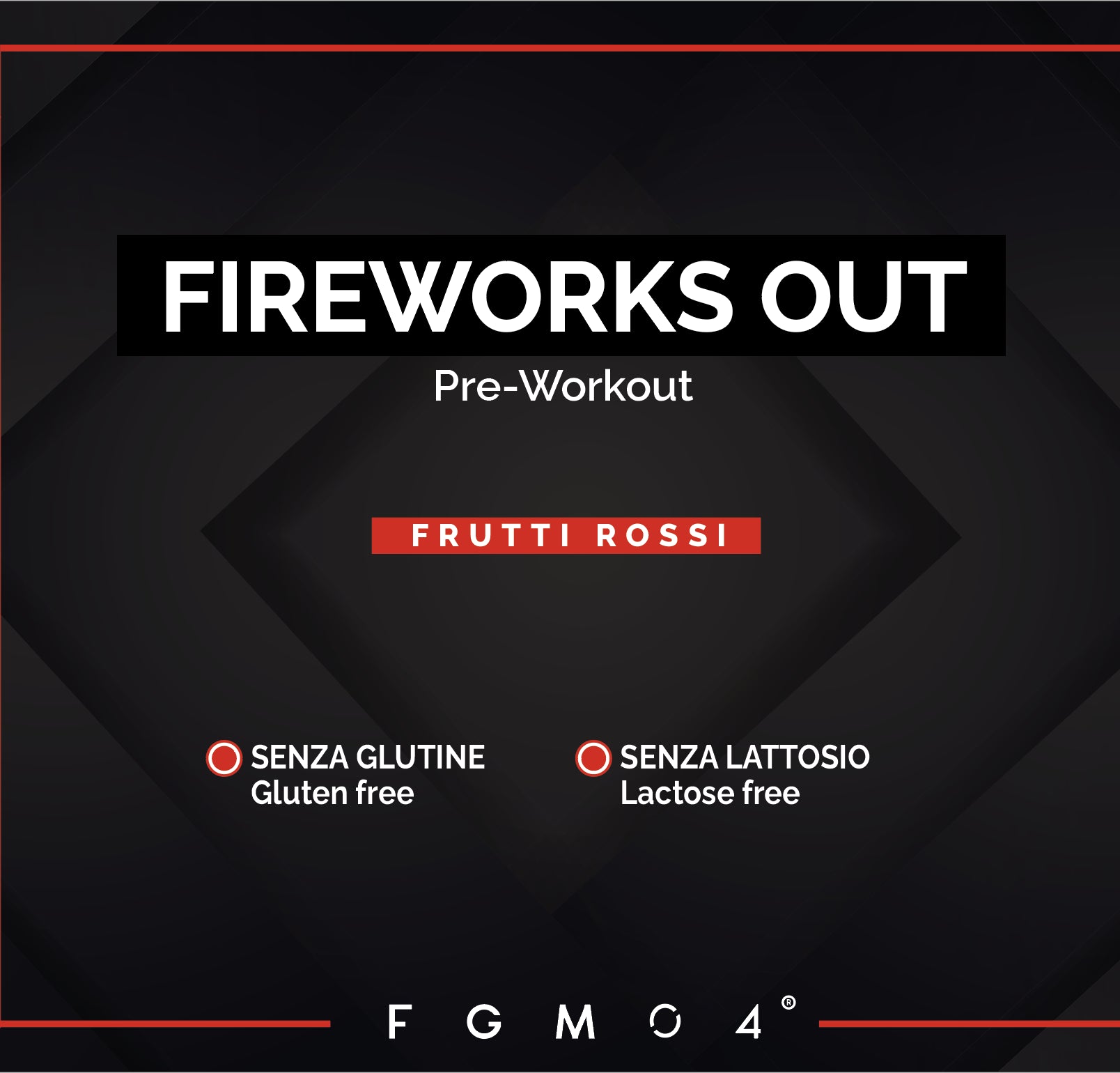 Fireworks Out Pre-workout Frutti Rossi 500gr - FGM04 - P561