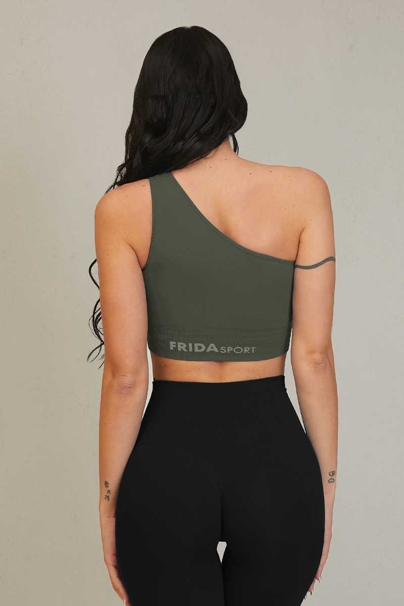 Top sportivo Monospalla Verde - FGM04 - Maglie e Top - fgm04