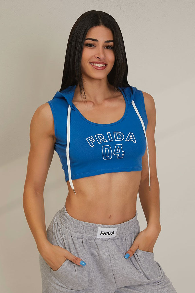 Top Ikonic Cappuccio - Bluette - FGM04 - P595