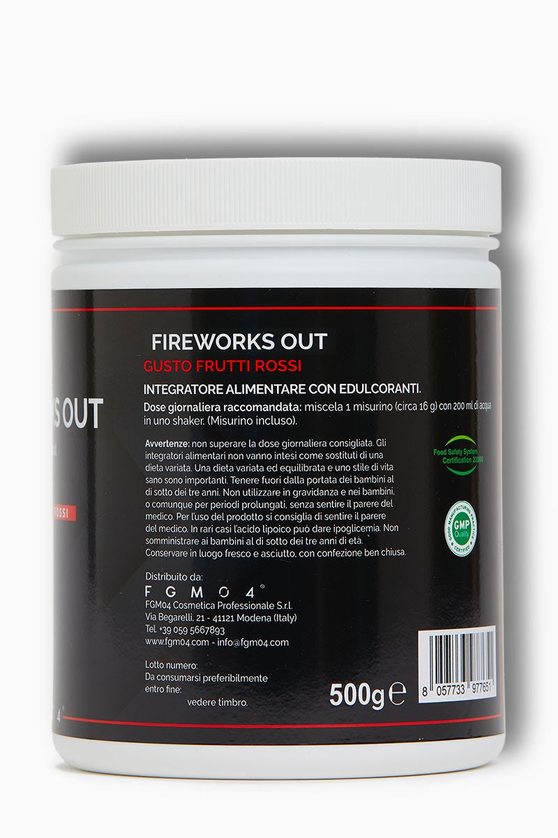 Fireworks Out Pre-workout Frutti Rossi 500gr - FGM04 - P561