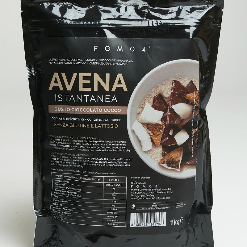 AVENA ISTANTANEA - Gusto Cioccolato Cocco - 1KG - FGM04 - FOOD - fgm04
